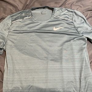 Blue Nike running shirt